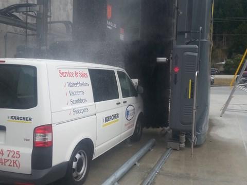 Karcher van cleaning